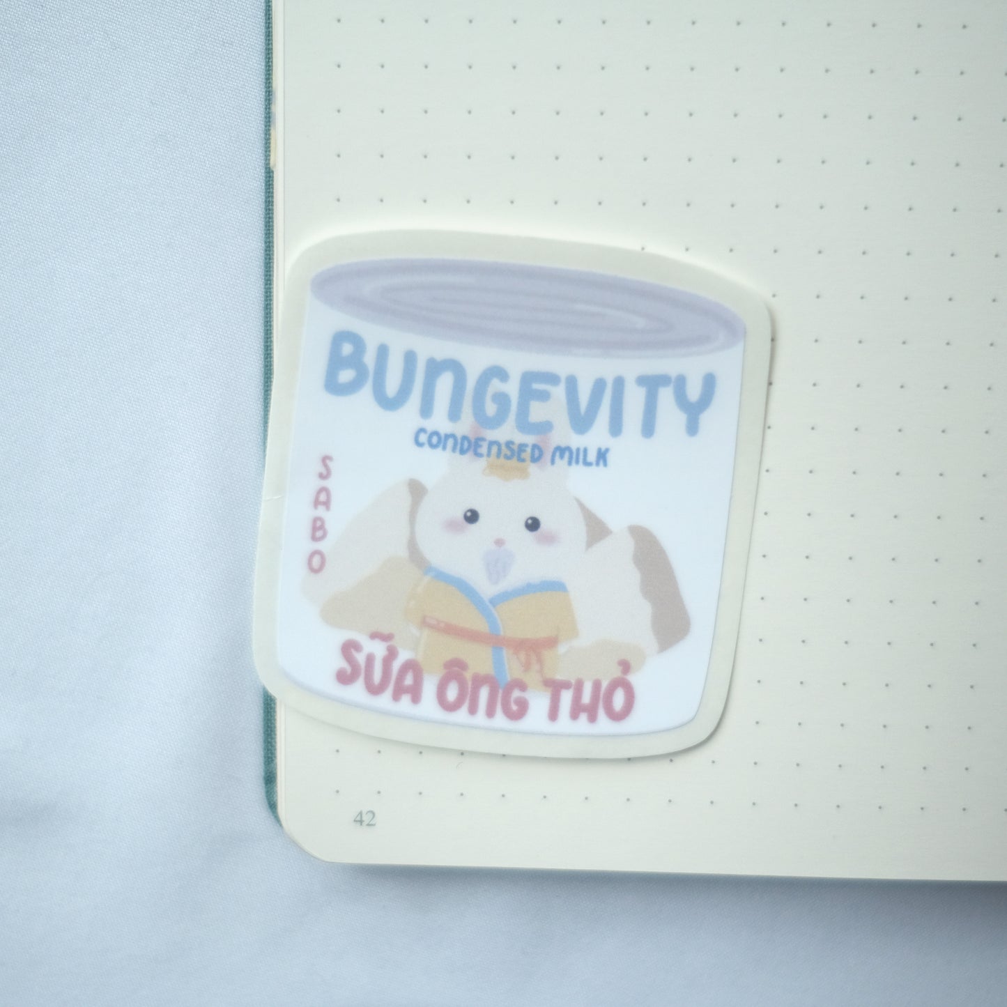 bungevity condensed milk sticker