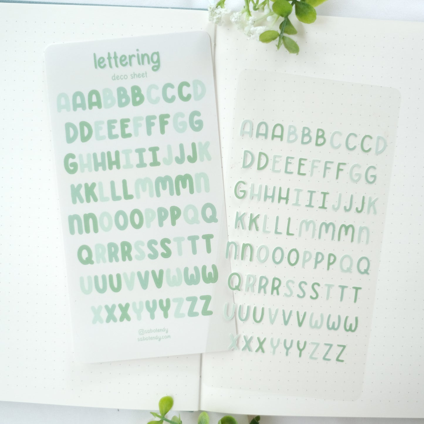 deco sticker sheet
