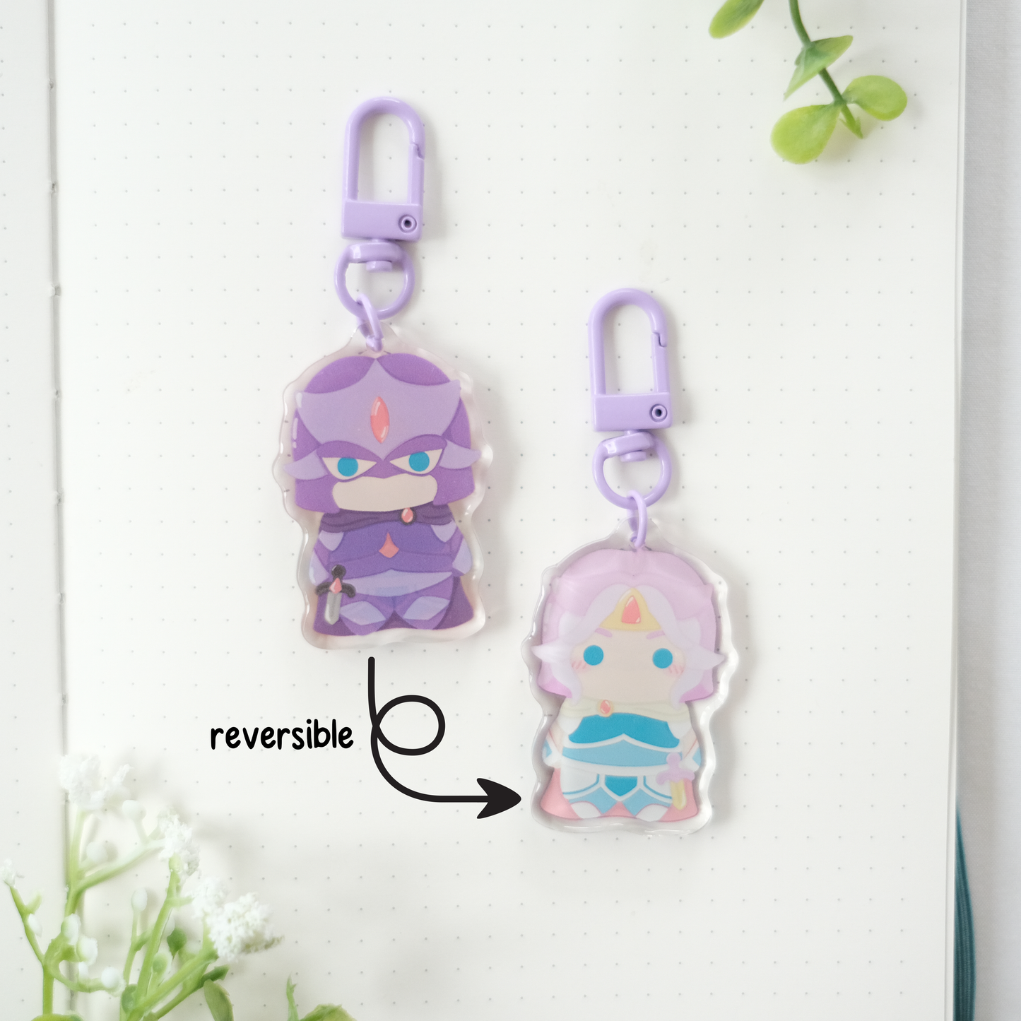 ff chibi keychain