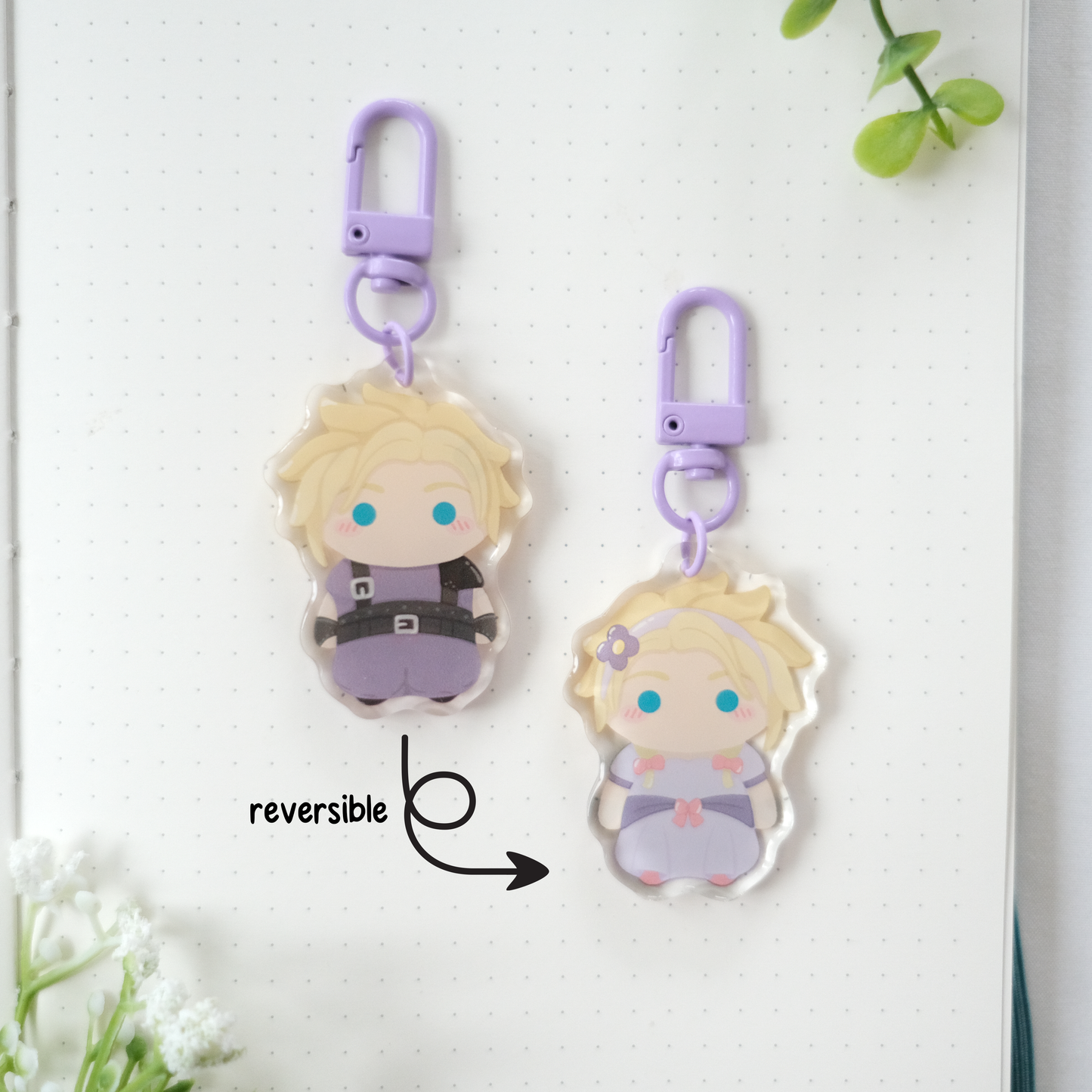 ff chibi keychain