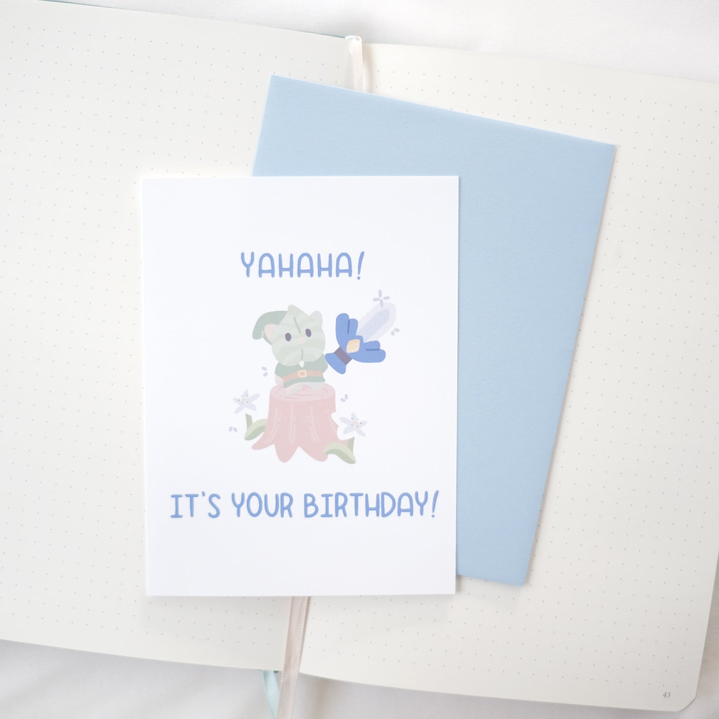 korok happy birthday card