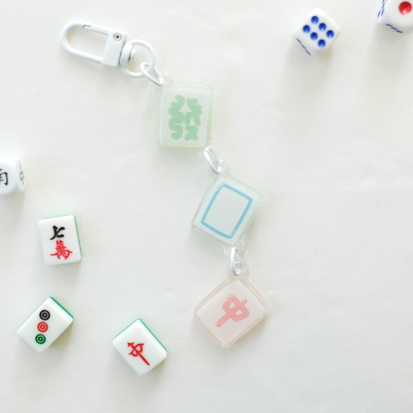 mahjong set keychain