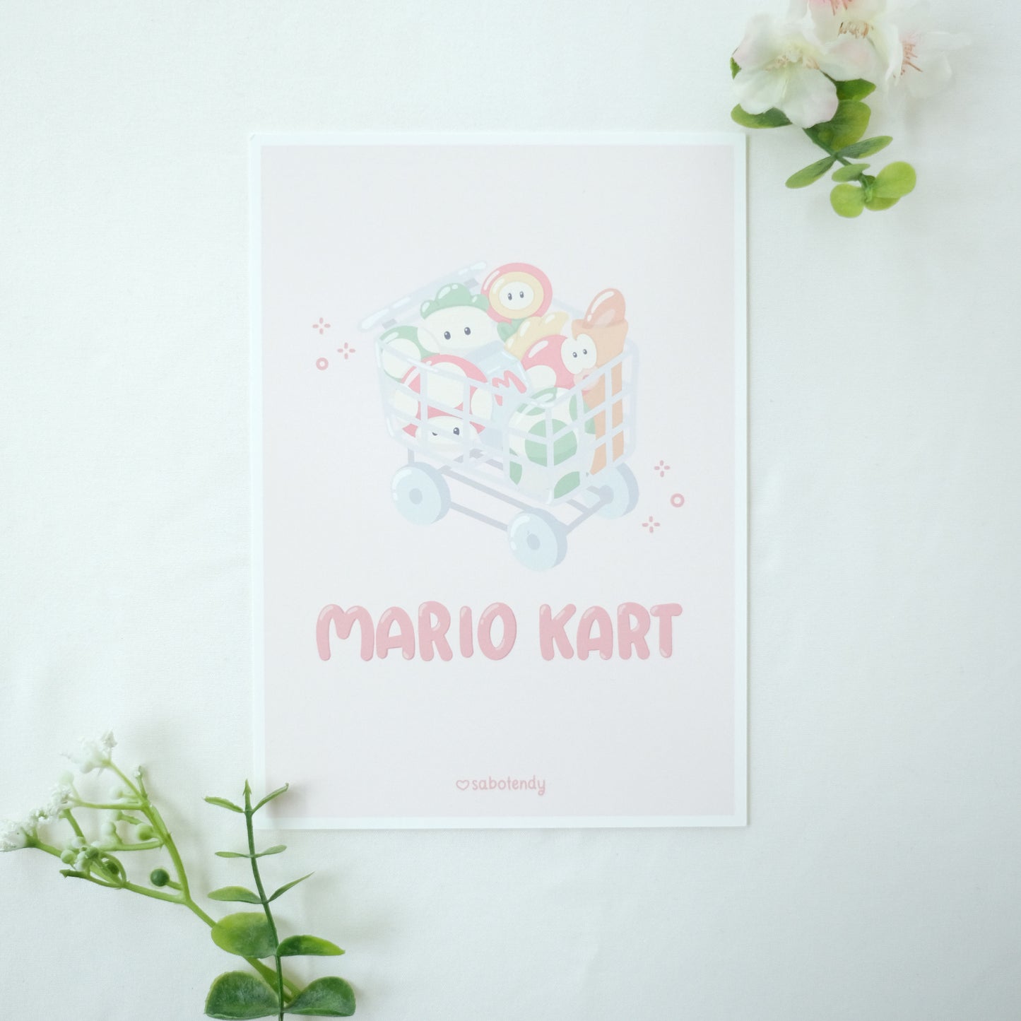 shopping cart art print