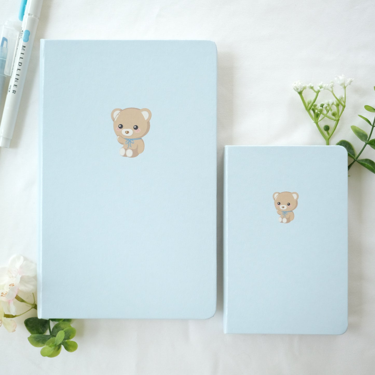 bear leatherette notebook