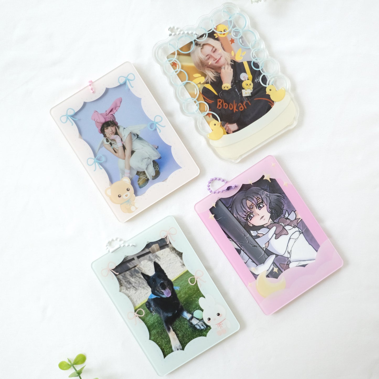 photocard holder keychain