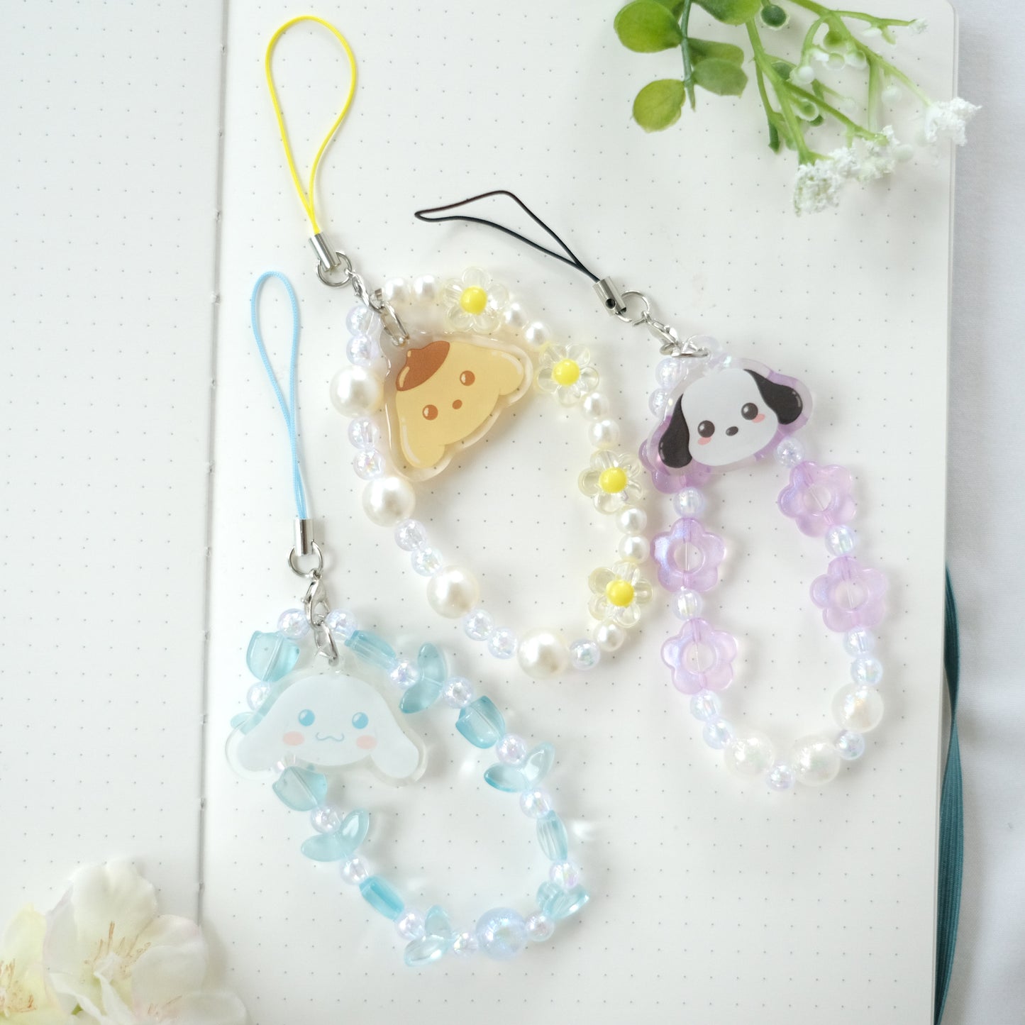 san-bbs beaded phone charm