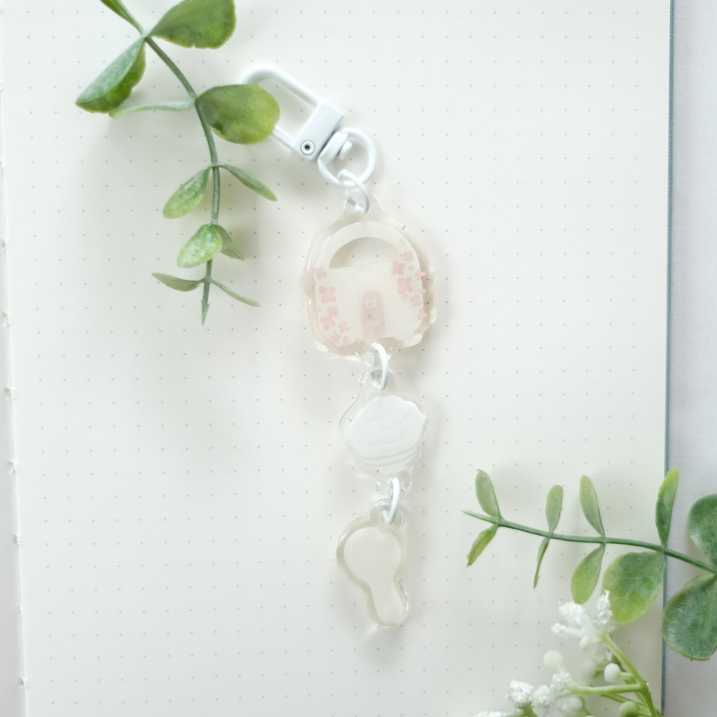 rice cooker linked keychain