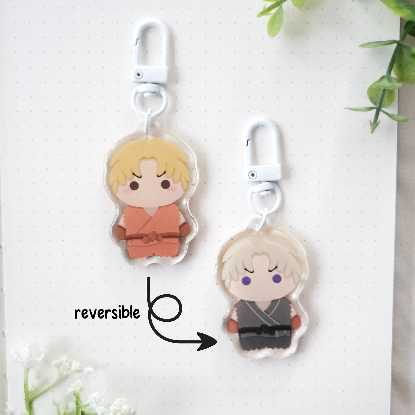 street fighter chibi keychain