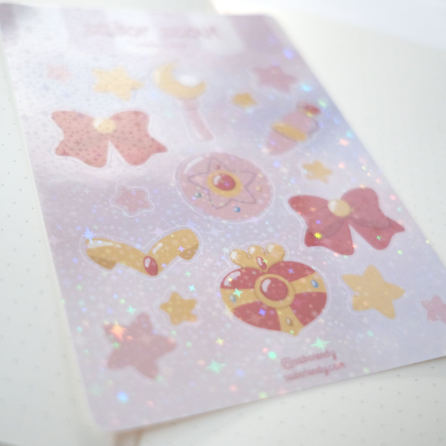 sailor scout sticker sheet