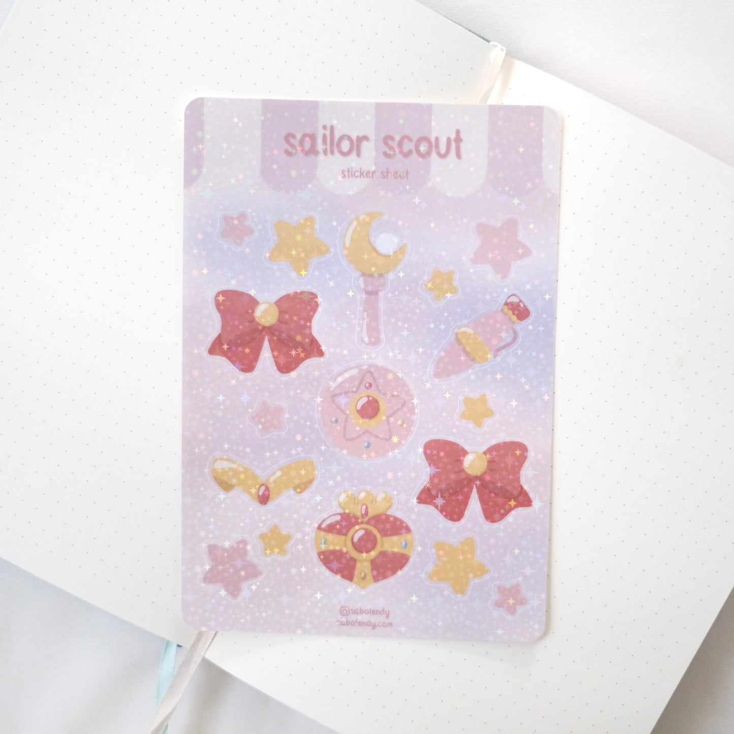 sailor scout sticker sheet