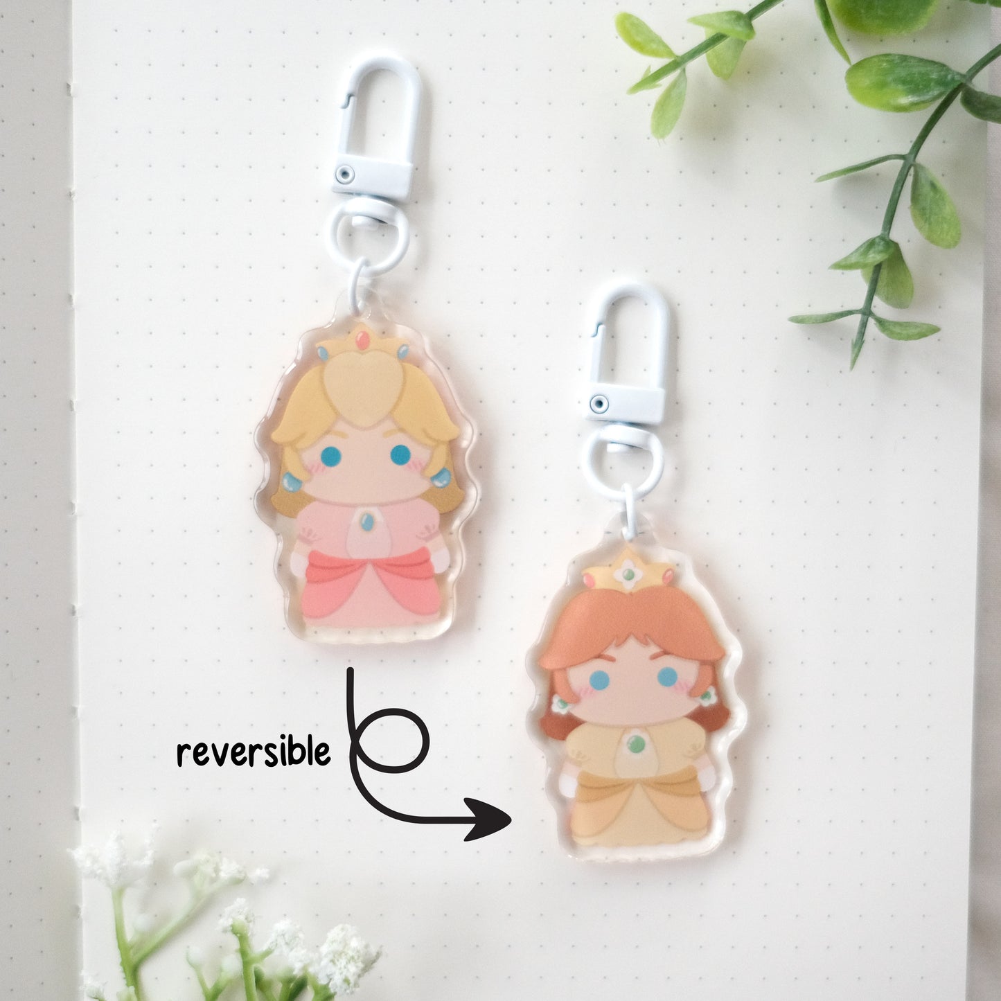 super smash chibi keychain