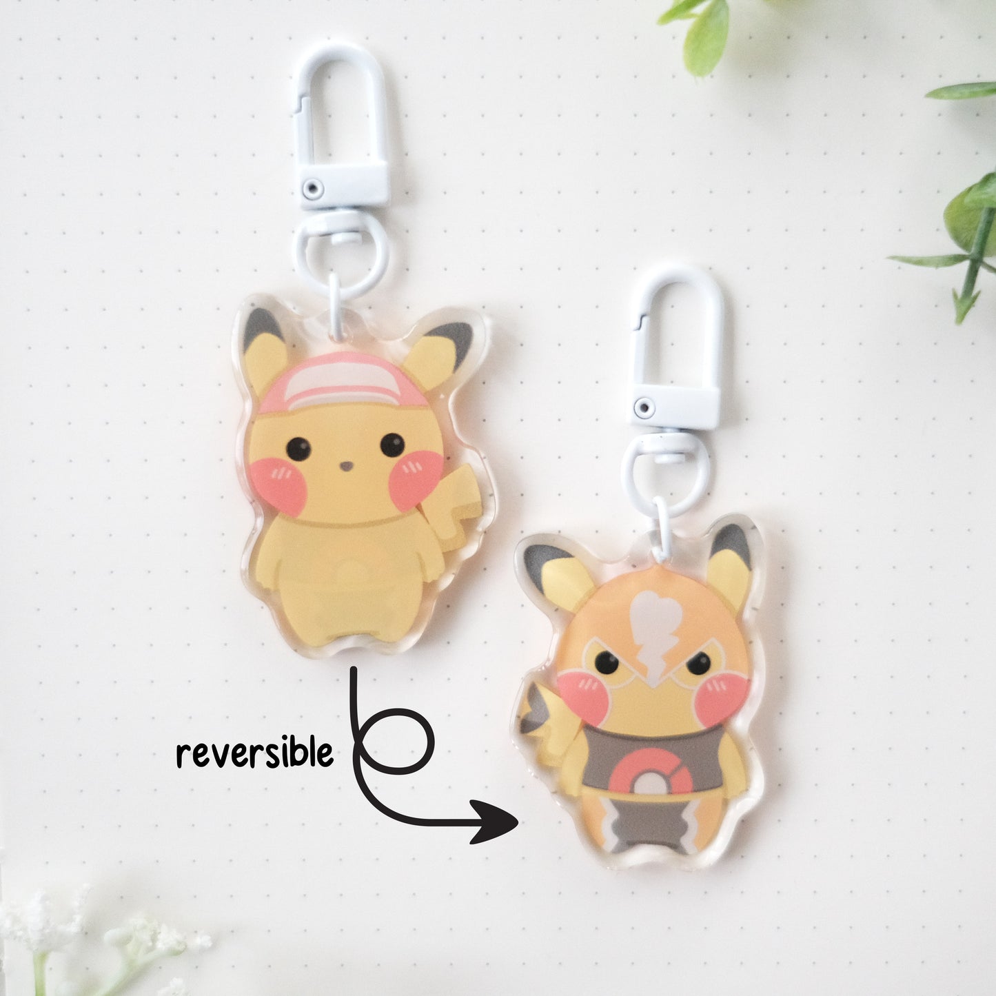super smash chibi keychain