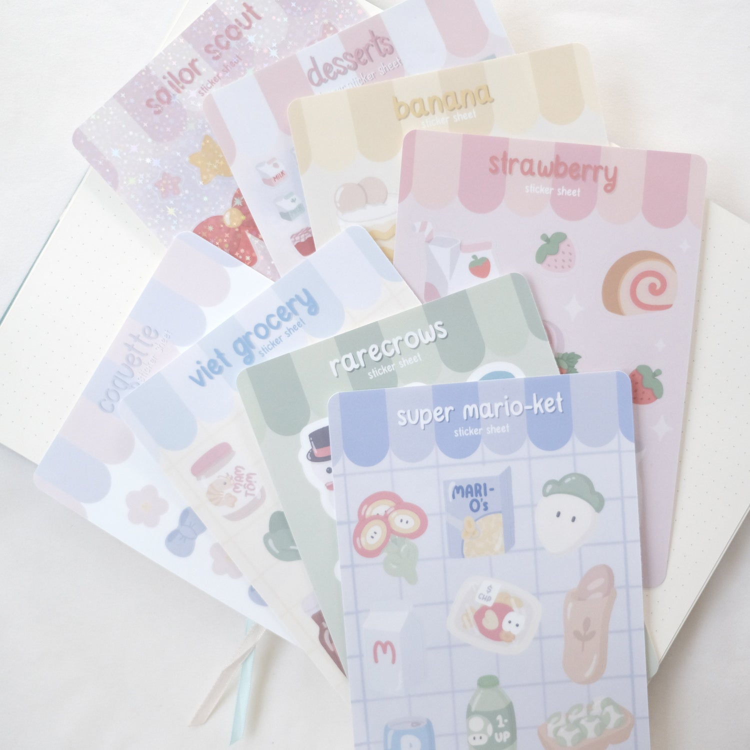 sticker sheets