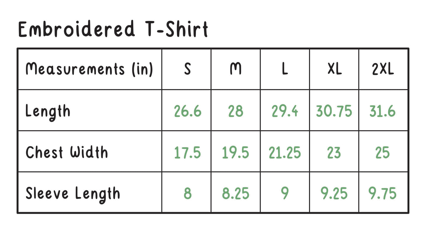studio g embroidered t-shirt