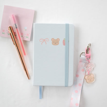 coquette bear A6 notebook