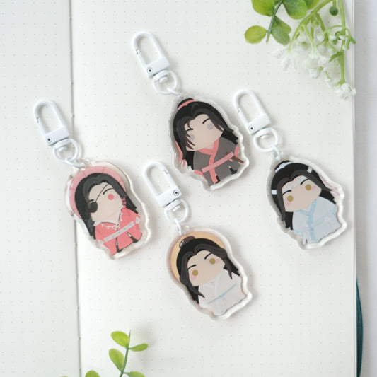 danmei chibi keychain