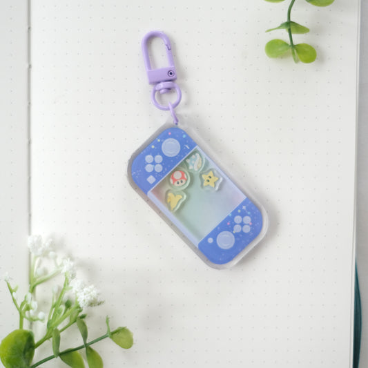 racing kart shaker keychain