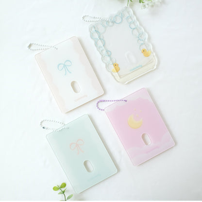photocard holder keychain