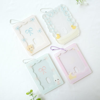 photocard holder keychain