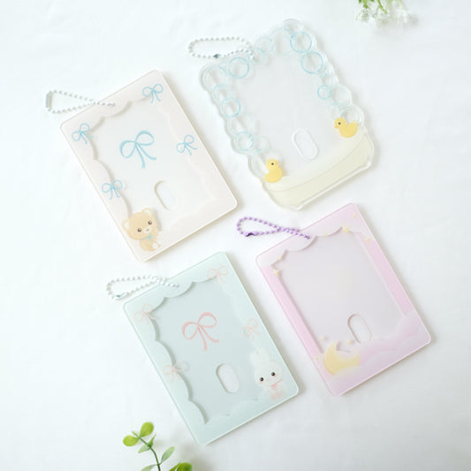 photocard holder keychain