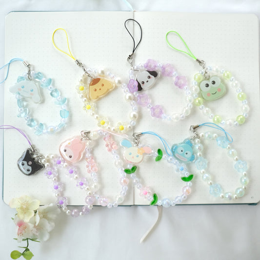 san-bbs beaded phone charm