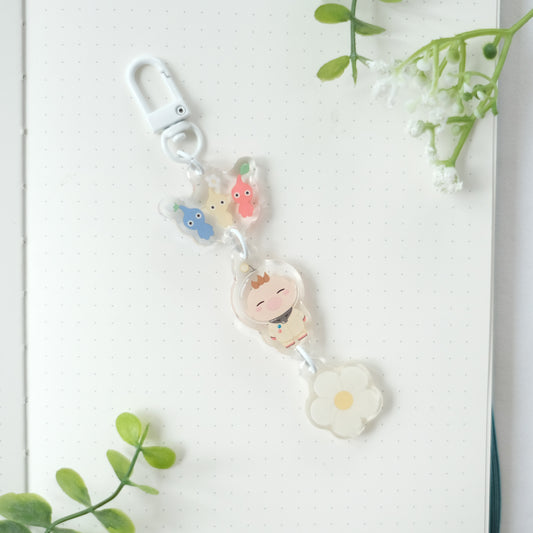 pik-cuties linked keychain