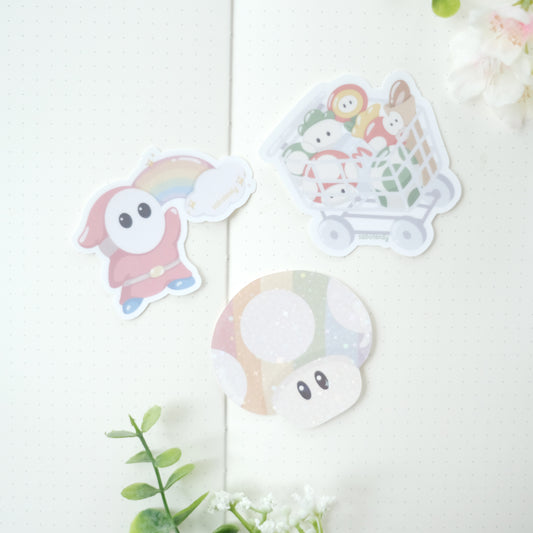 super plumber brothers stickers