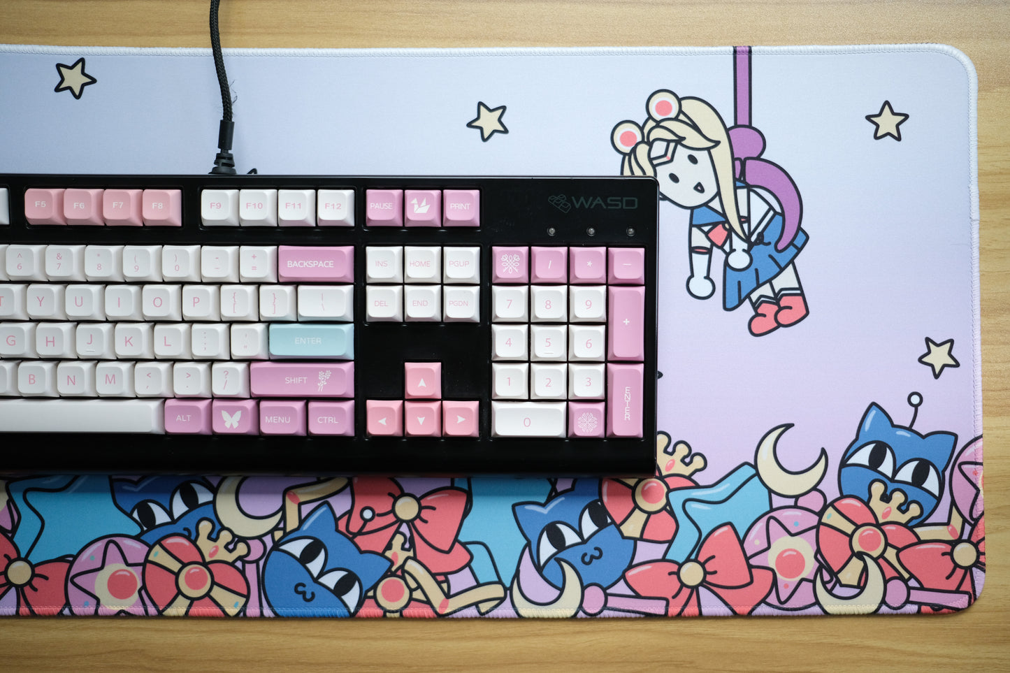 sailor moon crane game deskmat