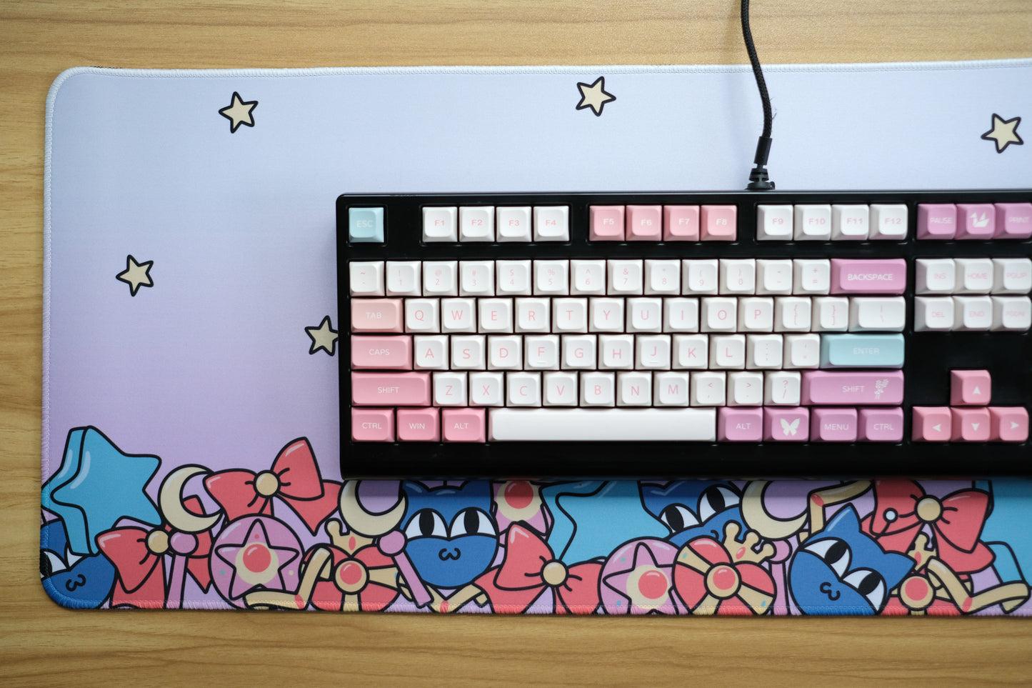 sailor moon crane game deskmat