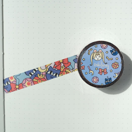 sailor moon crane game washi tape