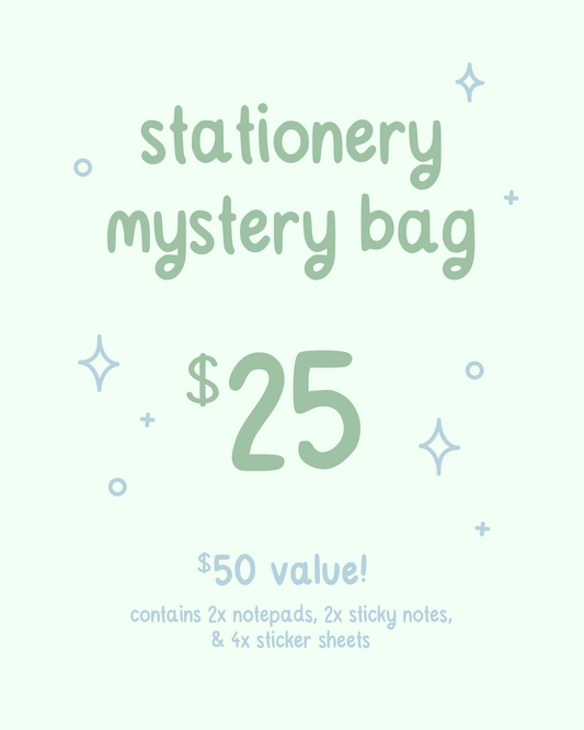 small stationery mystery bag
