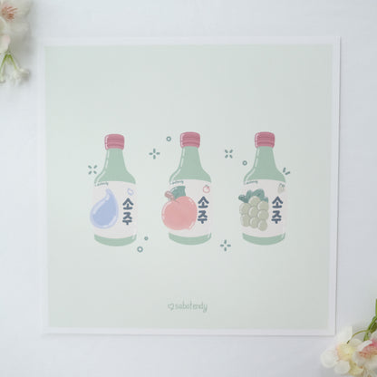 soju art print